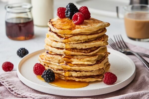 Vanilla Buttermilk Protein Pancakes